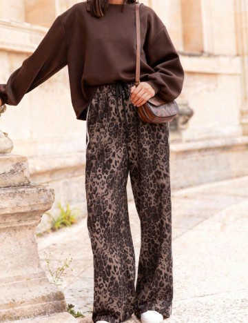 Pantaloni SHEIN, animal print