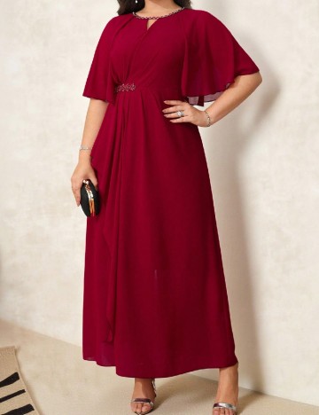 Rochie lunga SHEIN CURVE, rosu