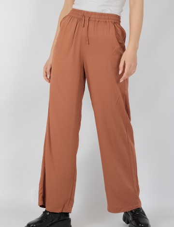 Pantaloni Vila, maro