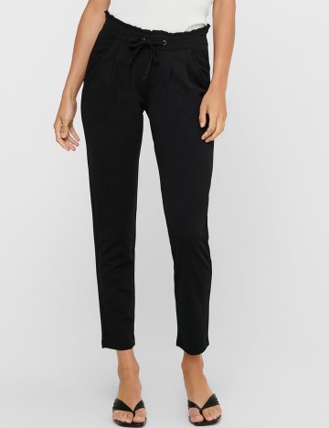 Pantaloni Jacqueline de Yong, negru