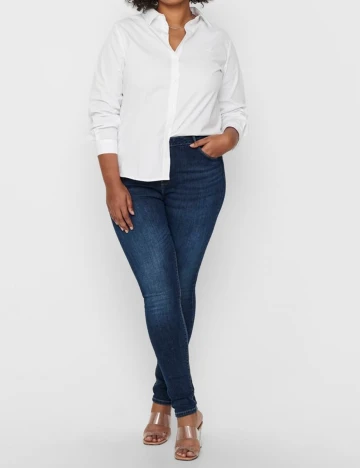 Blugi Only Carmakoma, albastru Albastru