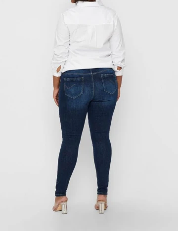 Blugi Only Carmakoma, albastru Albastru