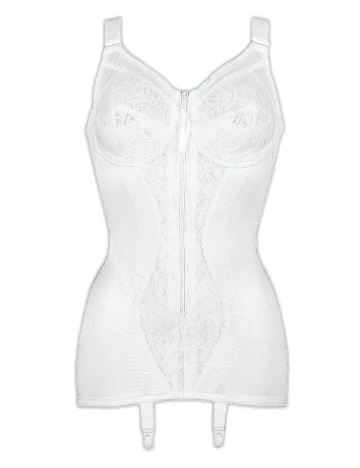 Corset Naturana, alb Alb