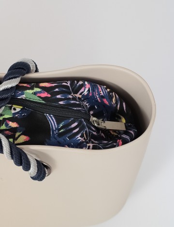 Geanta O Bag, crem deschis
