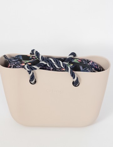 Geanta O Bag, crem deschis
