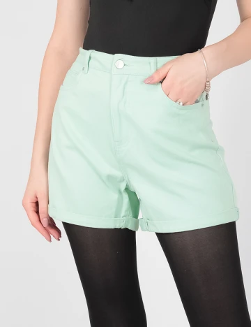 Pantaloni scurti Only, turcoaz Verde