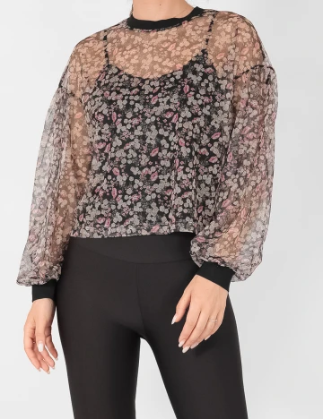 Top Only, floral Floral print