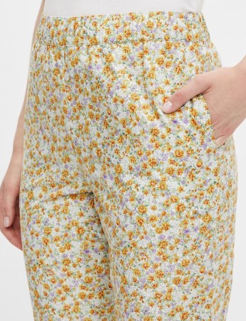 Pantaloni Pieces, floral