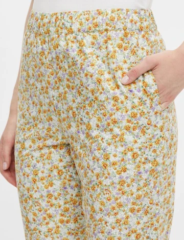 Pantaloni Pieces, floral