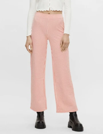 Pantaloni Pieces, rosu
