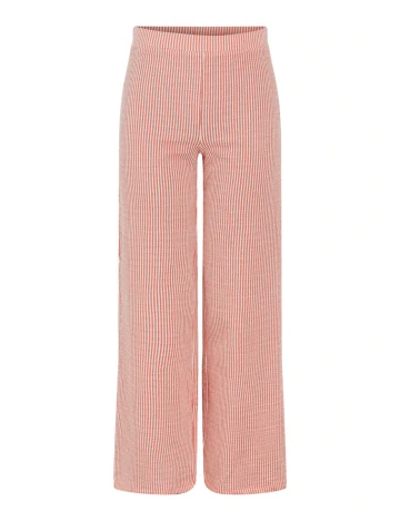 Pantaloni Pieces, rosu
