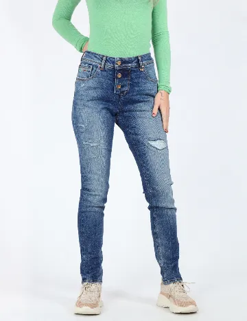 Blugi Only, albastru denim Albastru