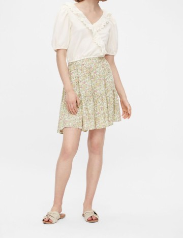 Fusta Pieces, verde, L