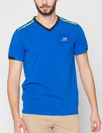 Tricou N.Z.A NEW ZEALAND AUCKLAND, albastru Albastru