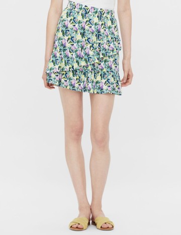 Fusta Pieces, mix culori, XL