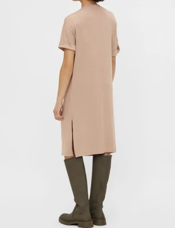 Rochie Pieces, crem