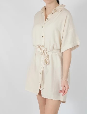 Rochie Pieces, ecru