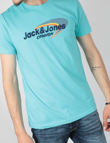 Tricou Jack&Jones, albastru deschis