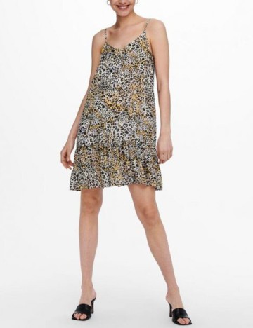 Rochie scurta Only, animal print