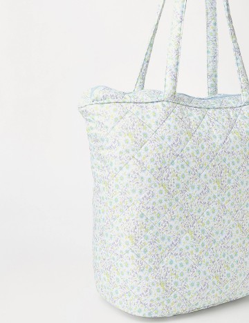 Geanta Pieces, floral