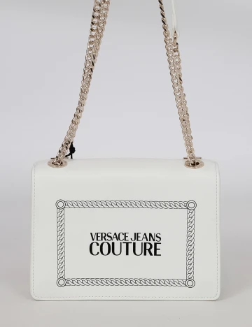 Geanta Versace Jeans Couture, alb Alb