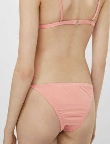 Slip de Baie Pieces, roz pudra