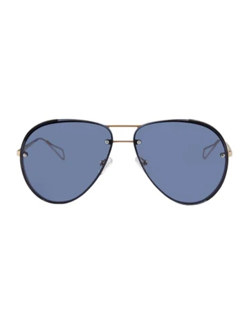 Ochelari de Soare Pieces, auriu Galben