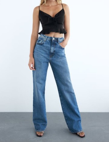 Top Zara, negru, S