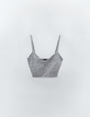 Top Zara, gri