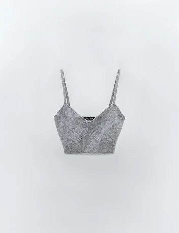 Top Zara, gri