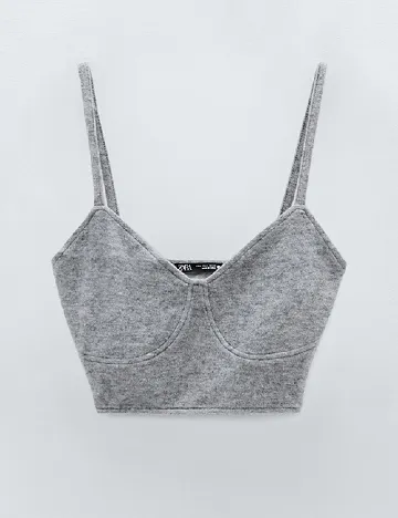 Top Zara, gri