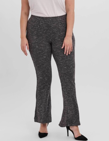 Pantaloni Vero Moda Curve, gri inchis