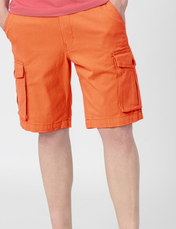 Pantaloni scurti Selected, portocaliu