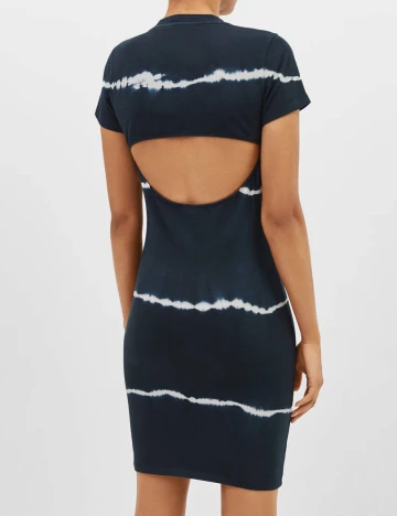 Rochie scurta Bershka, bleumarin