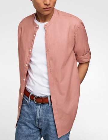 Camasa Zara, roz pudra