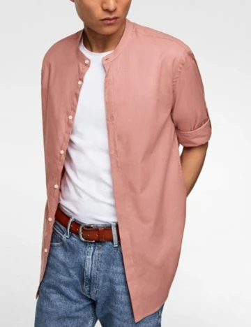 Camasa Zara, roz pudra