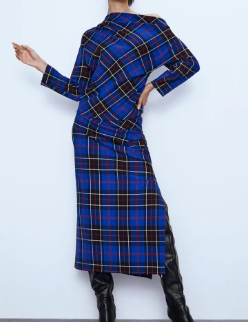 Fusta Zara, albastru Albastru