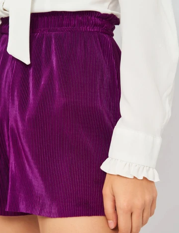 Pantaloni scurti Zara, mov