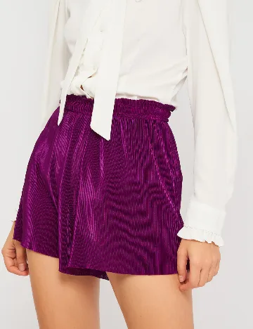 Pantaloni scurti Zara, mov