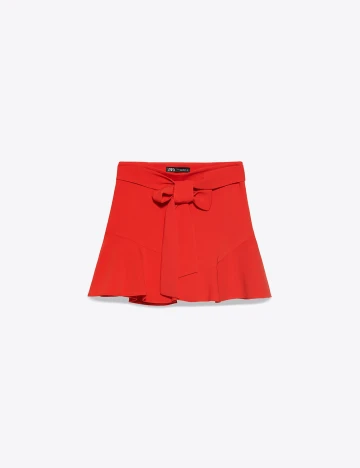 Fusta pantalon Zara, rosu Rosu