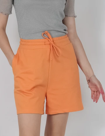 Pantaloni scurti Only, portocaliu Portocaliu
