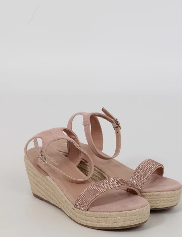 Sandale cu platforma Anna Field, roz Roz