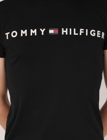 Tricou Tommy Hilfiger, negru