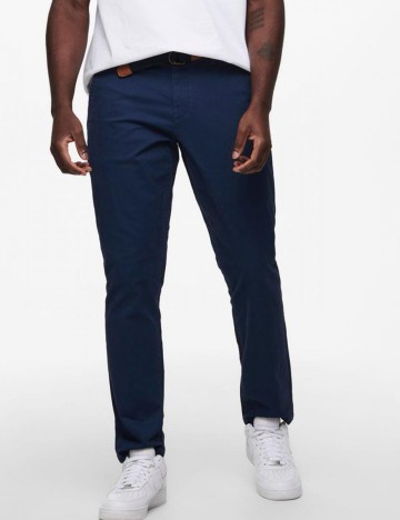 Pantaloni Only, albastru