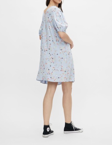 Rochie scurta Pieces, bleu