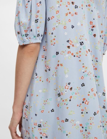 Rochie scurta Pieces, bleu
