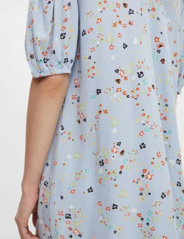 Rochie scurta Pieces, bleu