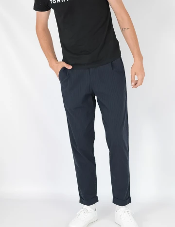 Pantaloni Selected, bleumarin Albastru