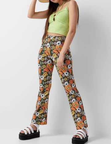 Pantaloni Only, floral Floral print