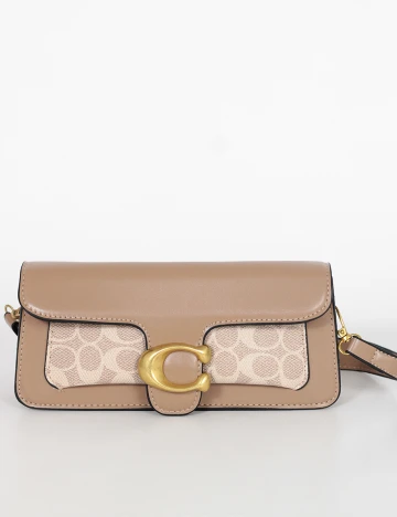 Geanta Coach, bej Crem